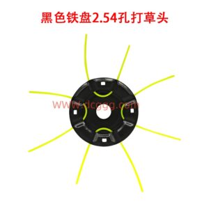 8号黑色铁盘2.54孔打草头